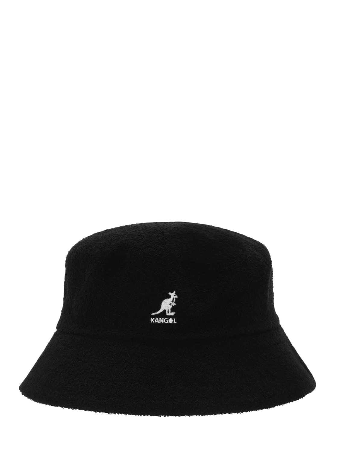 【特別送料無料！】 with hat Bermuda Kangol カンゴール large メンズ black in logo 帽子