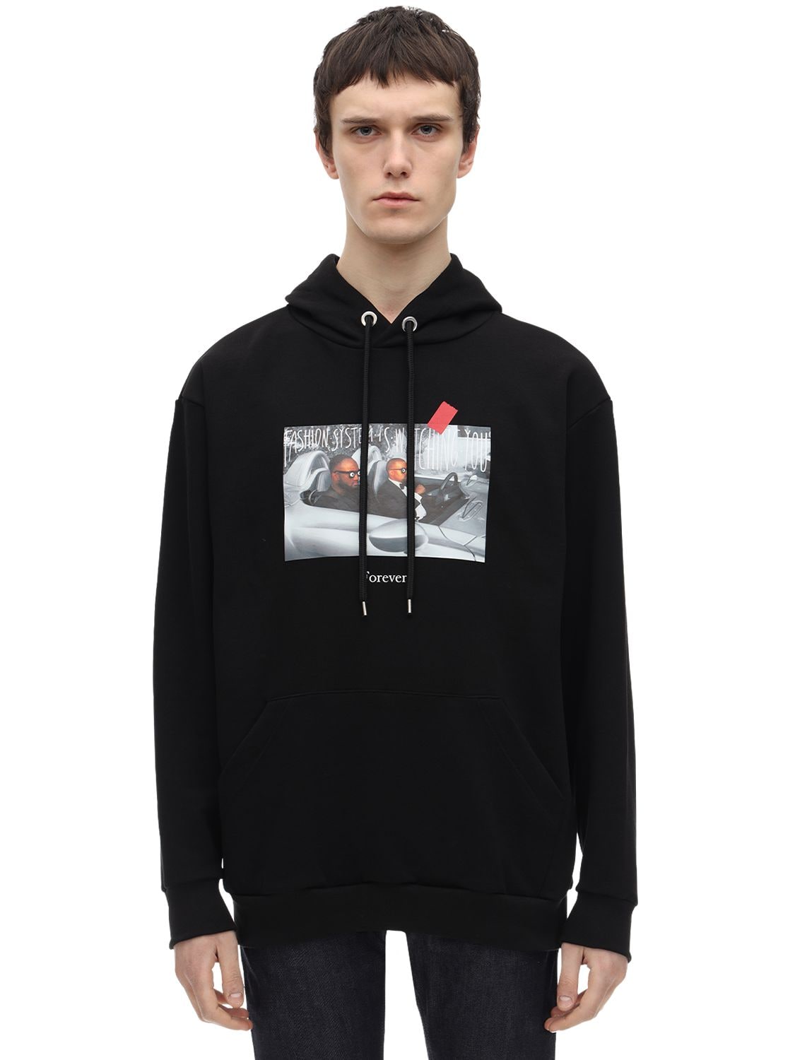 Throwback Fashion System Is Watching You Hoodie In Black