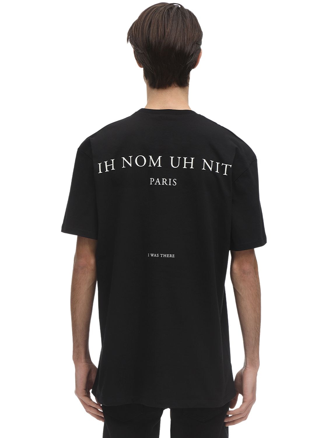 Ih Nom Uh Nit Future Archive Cotton Jersey T-shirt In Black | ModeSens