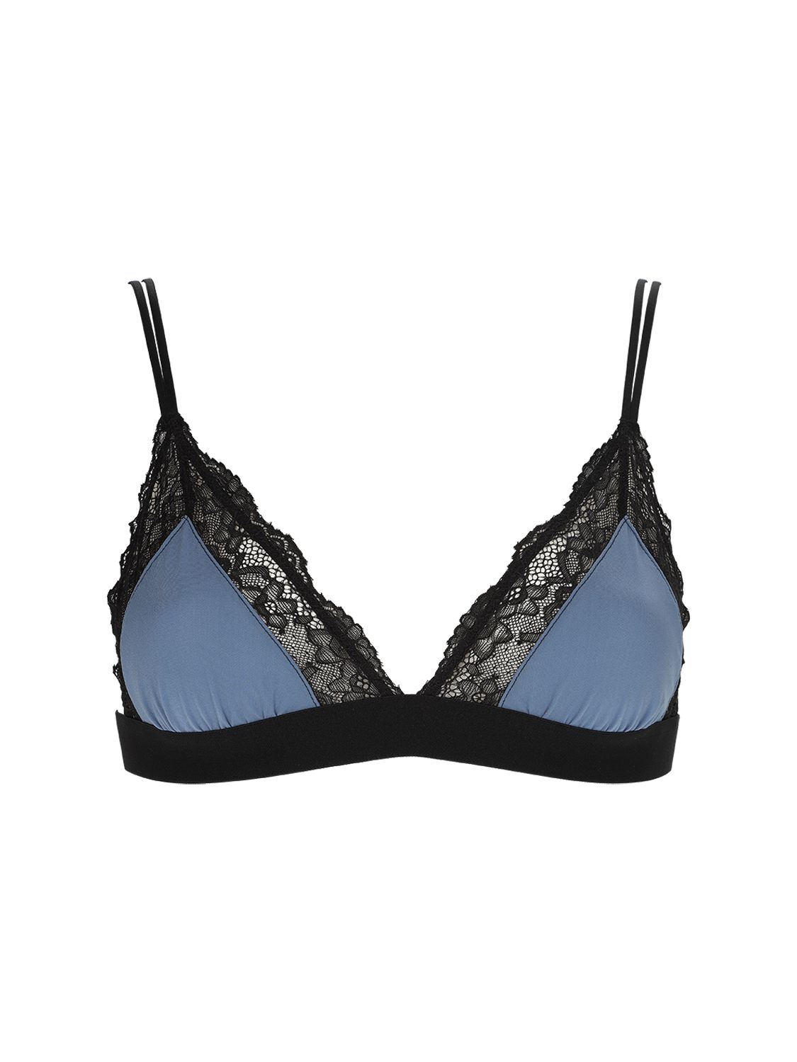 Caramì Brassiere Bra In Blue ModeSens