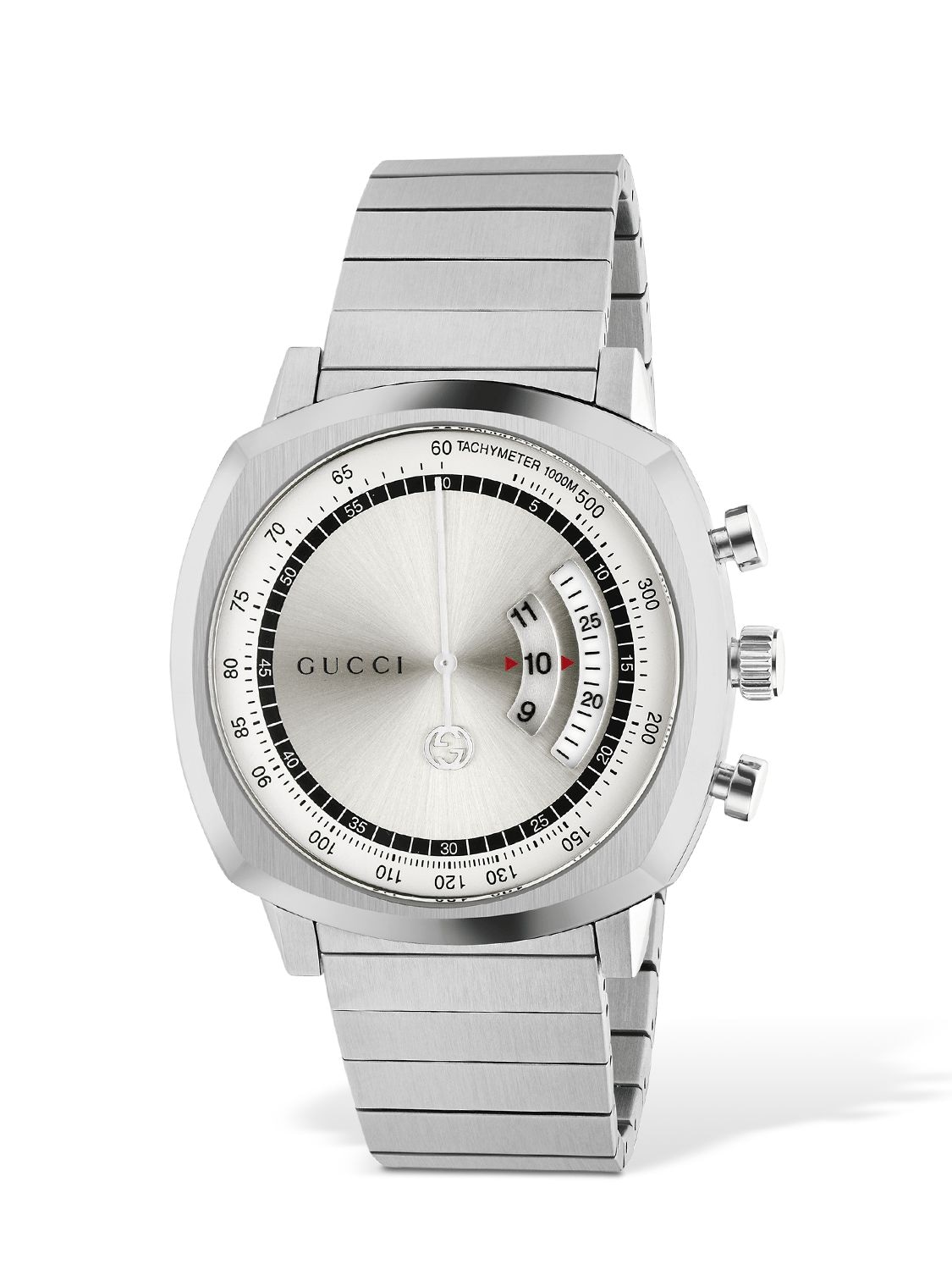GUCCI “LG40 GUCCI GRIP”不锈钢手表,71IWV6001-U0LMVKVS0