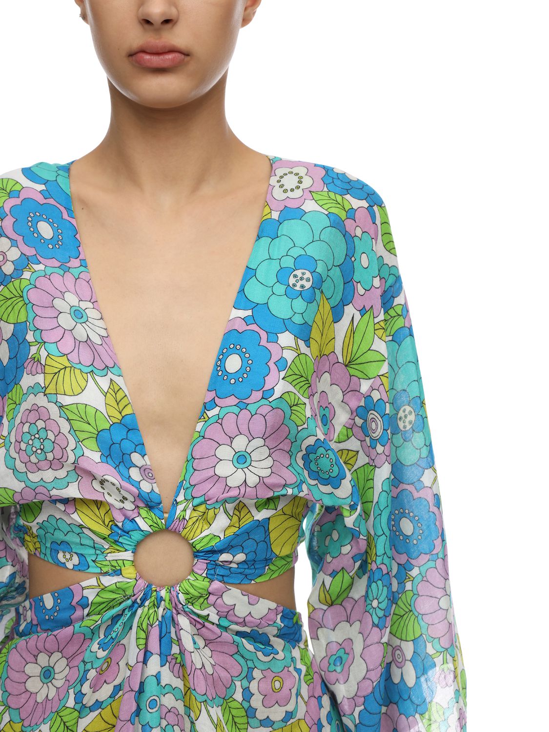 green emerald velvet dress Maya dress – DODO BAR OR ISRAEL main image 0