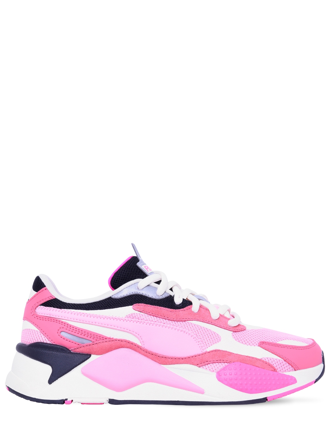 Puma Rs-x3 Puzzle Sneakers In Pink,white | ModeSens