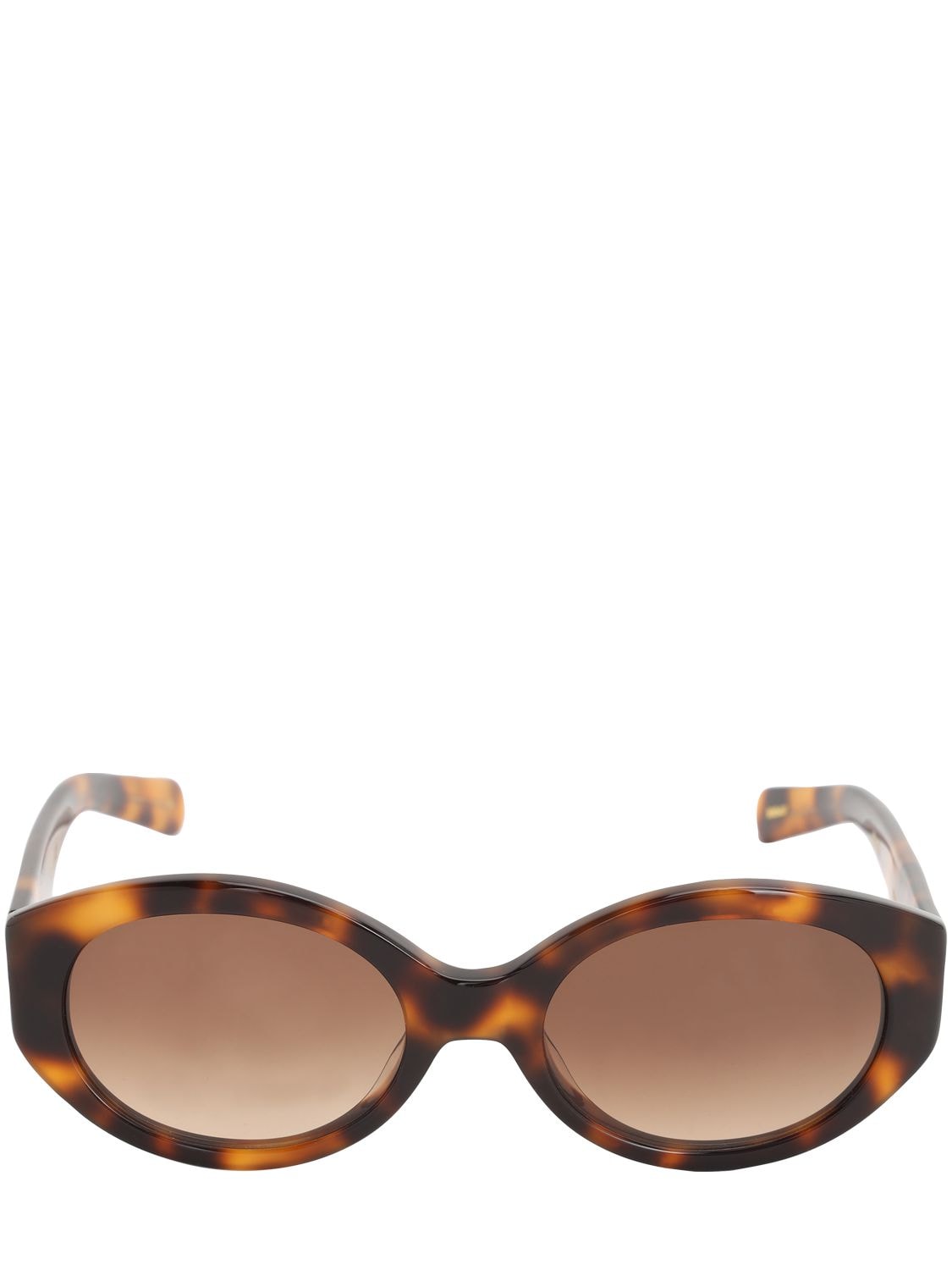 Flatlist Eyewear Sleek Round Acetate Sunglasses In