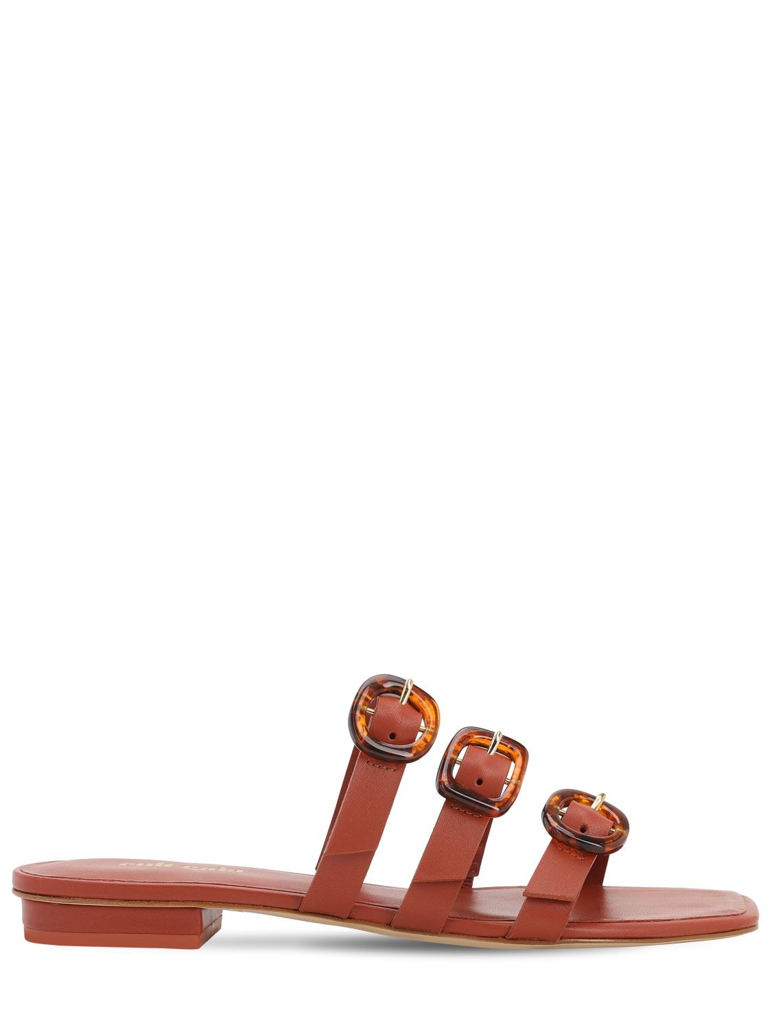 10mm Tallulah Leather Flat Sandals