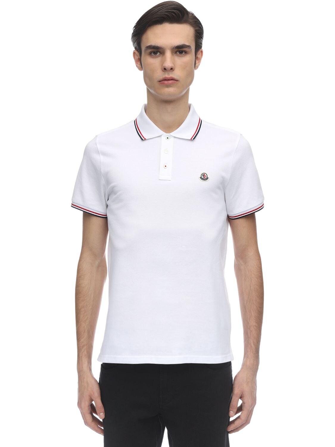 moncler polo white