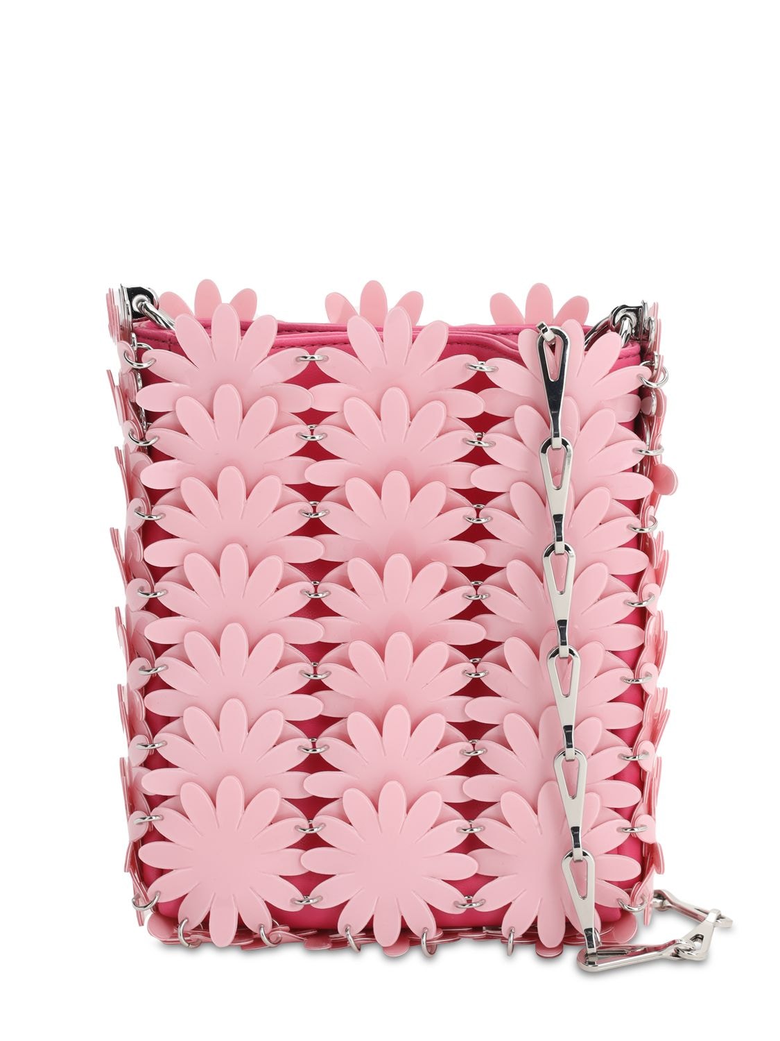 Paco Rabanne Daisy Mini 1969 Shoulder Bag In Pink
