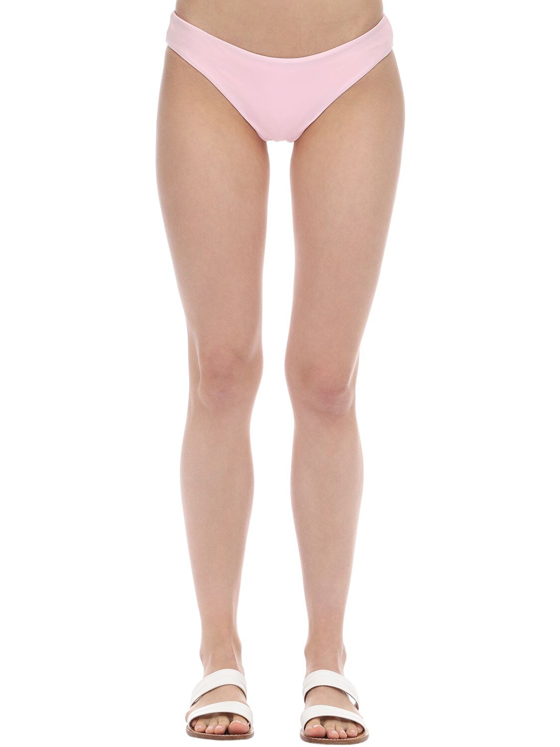 Arabella London Seamless Low Rise Lycra Bikini Bottoms In Pink