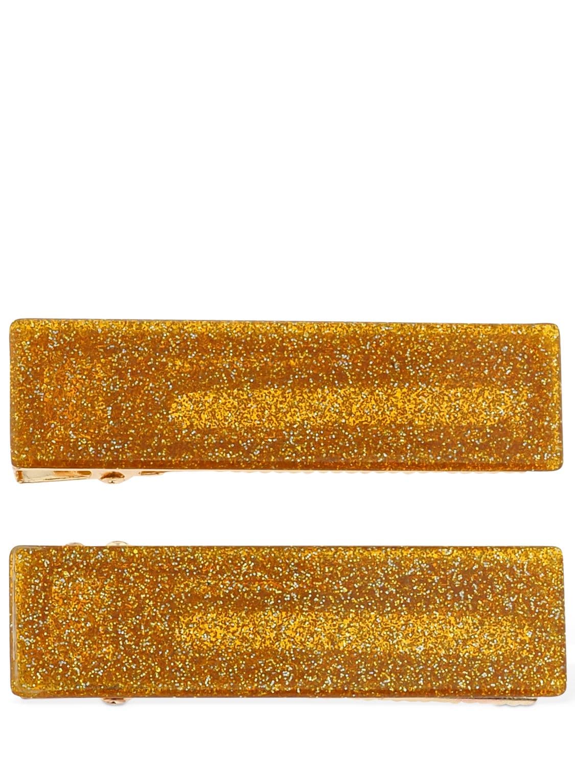 Valet Studio Set Of 2 Clementine Hair Clips In Gold