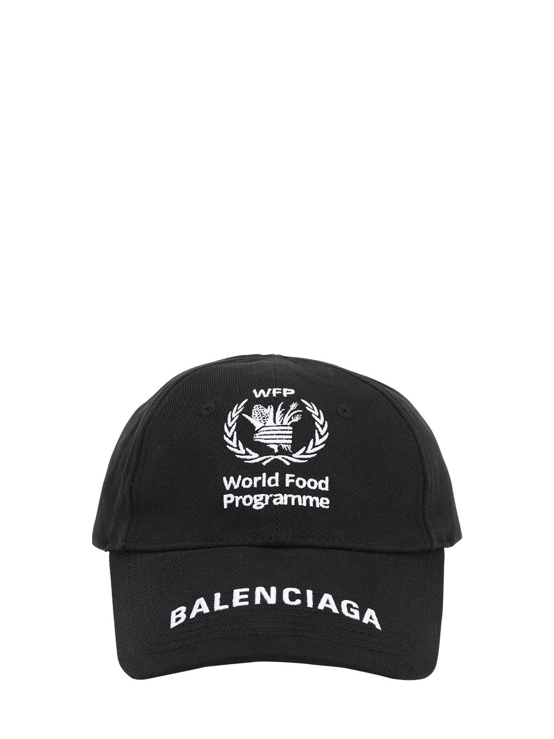 BALENCIAGA WFP PRINT COTTON BASEBALL HAT,71IX2X004-MTA3NW2