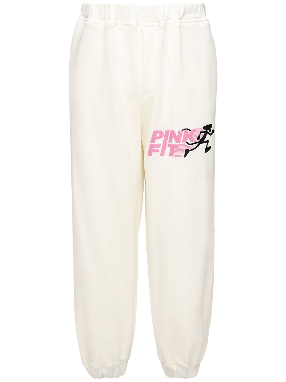 Pink Fit Cotton Sweatpants