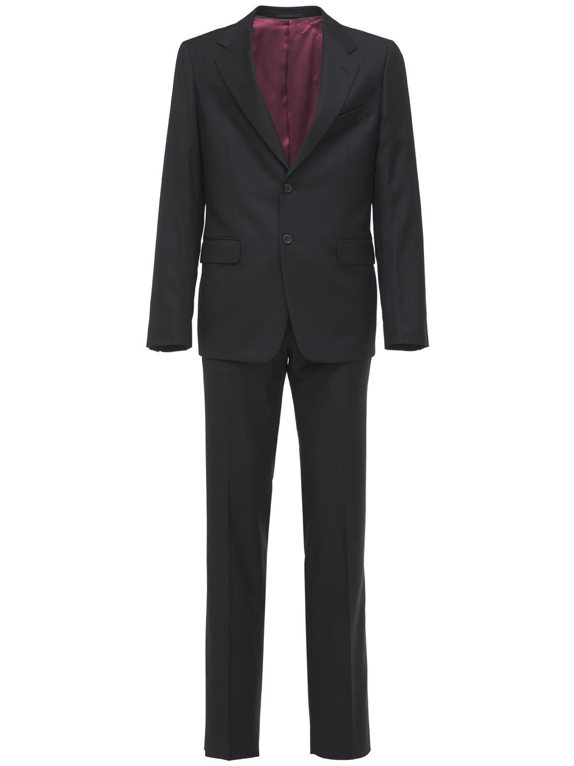 GUCCI Natural Wool Blend London Suit for Men