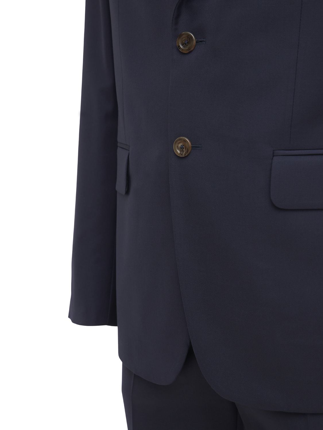 Navy Horsebit-jacquard cotton-blend suit jacket, Gucci