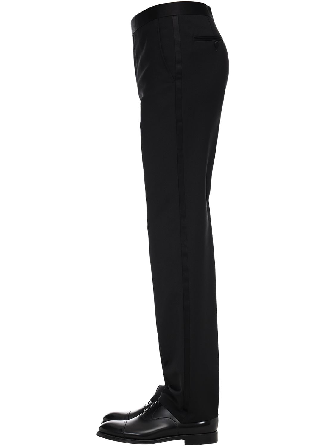 Shop Gucci Mohair & Wool Heritage Tuxedo In Black