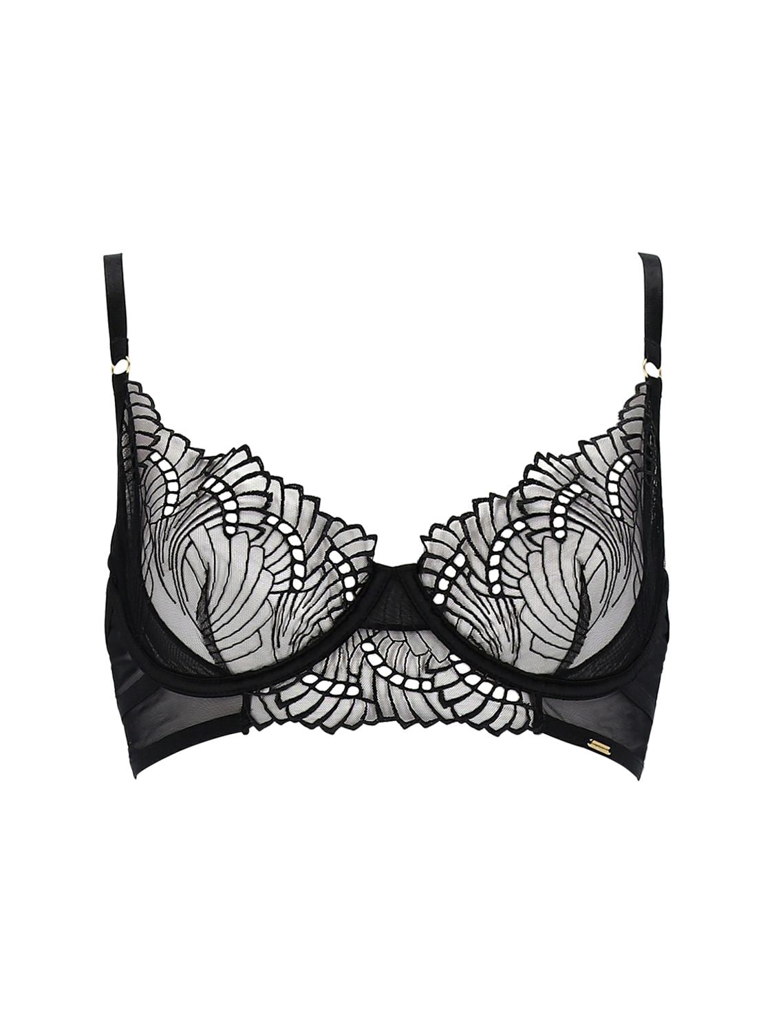 Bluebella Selmar Lace Bra W/ Underwire In Black