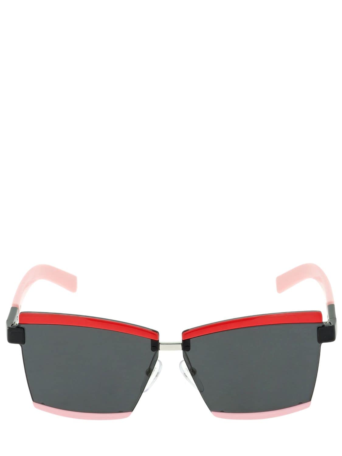 Prada Butterfly Metal Sunglasses In Red,pink
