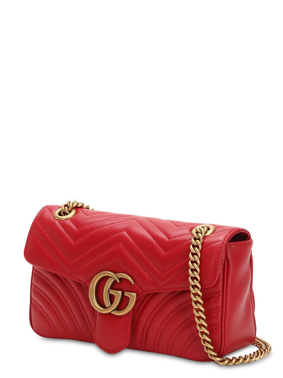 Gucci Gg Marmont 2.0 Mini Shoulder Flap Bag In Lion Trap. Ang Chev ...