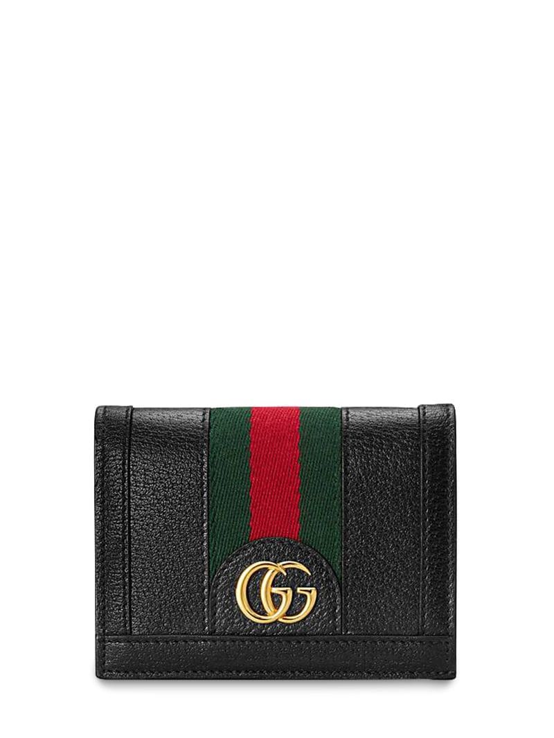 GUCCI OPHIDIA LEATHER SMALL WALLET,71IXHU041-MTA2MA2