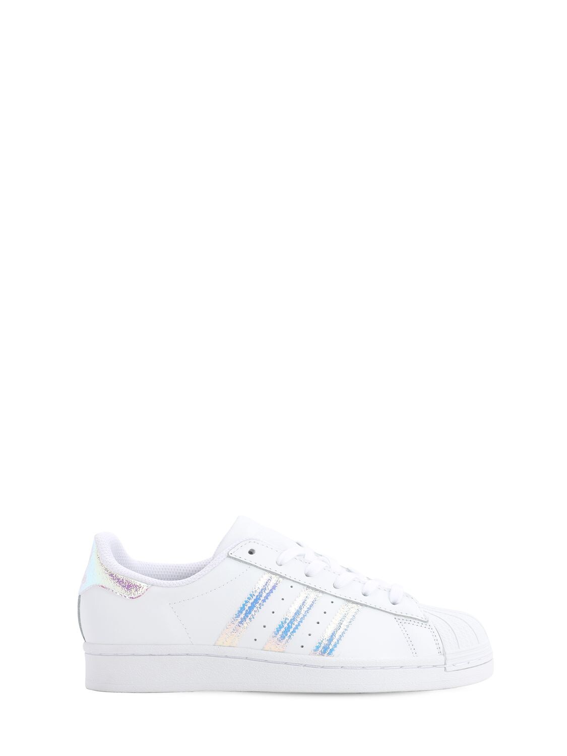 Adidas Originals Kids' Superstar Leather Sneakers In White