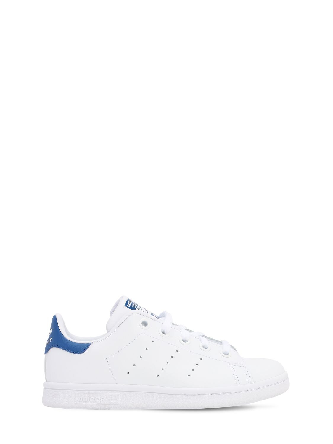 Adidas Originals Women's Stan Smith Lace Up Sneakers In White,navy