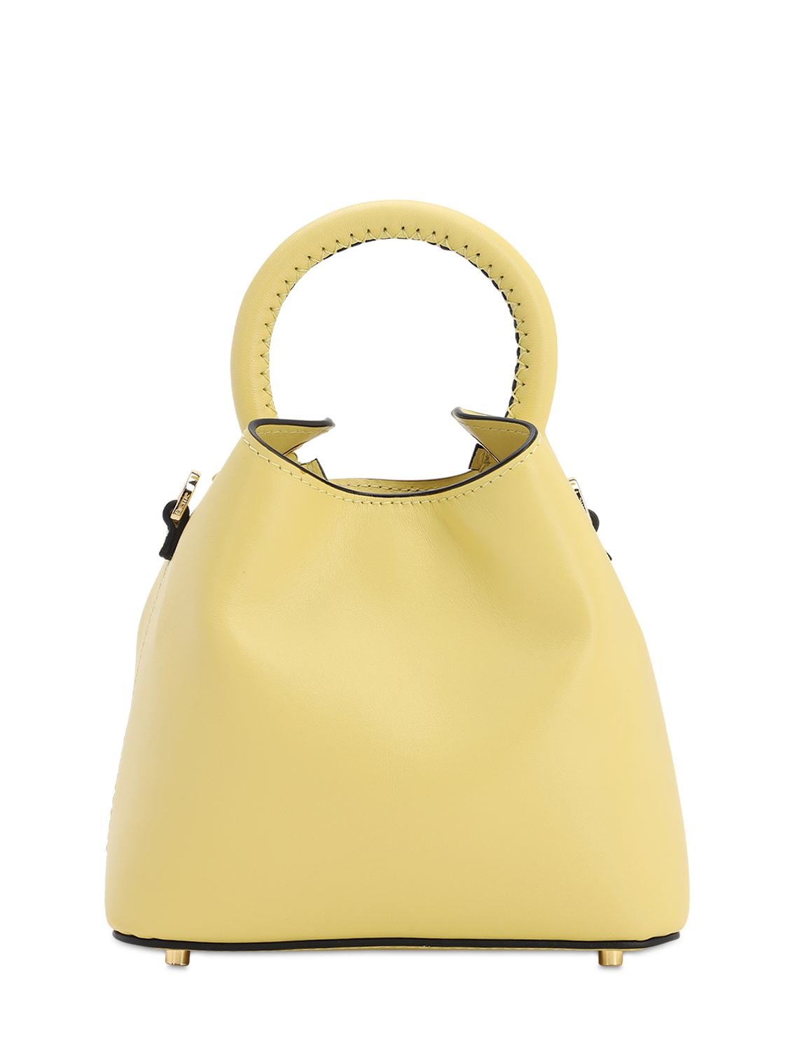 Elleme Madeline Yellow Leather Cross-body Bag | ModeSens