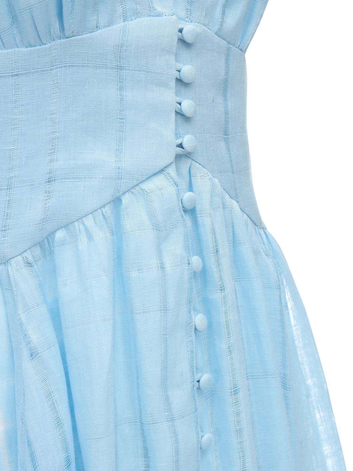 CULT GAIA WILLOW EYELET LACE MIDI DRESS