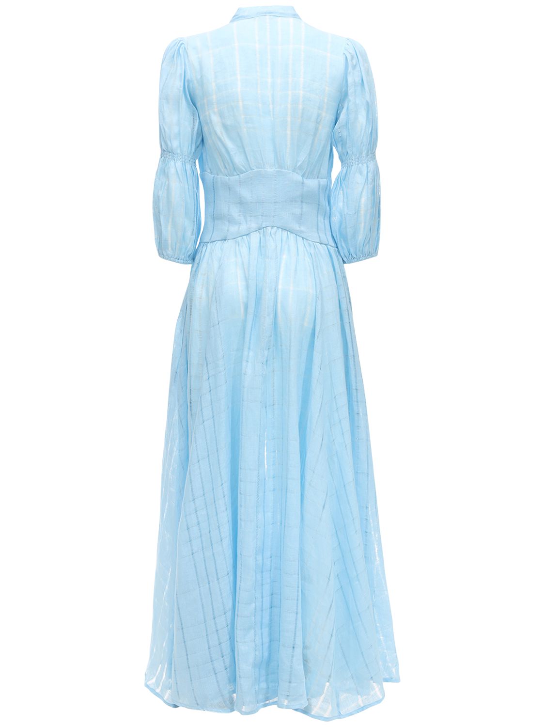 CULT GAIA WILLOW EYELET LACE MIDI DRESS