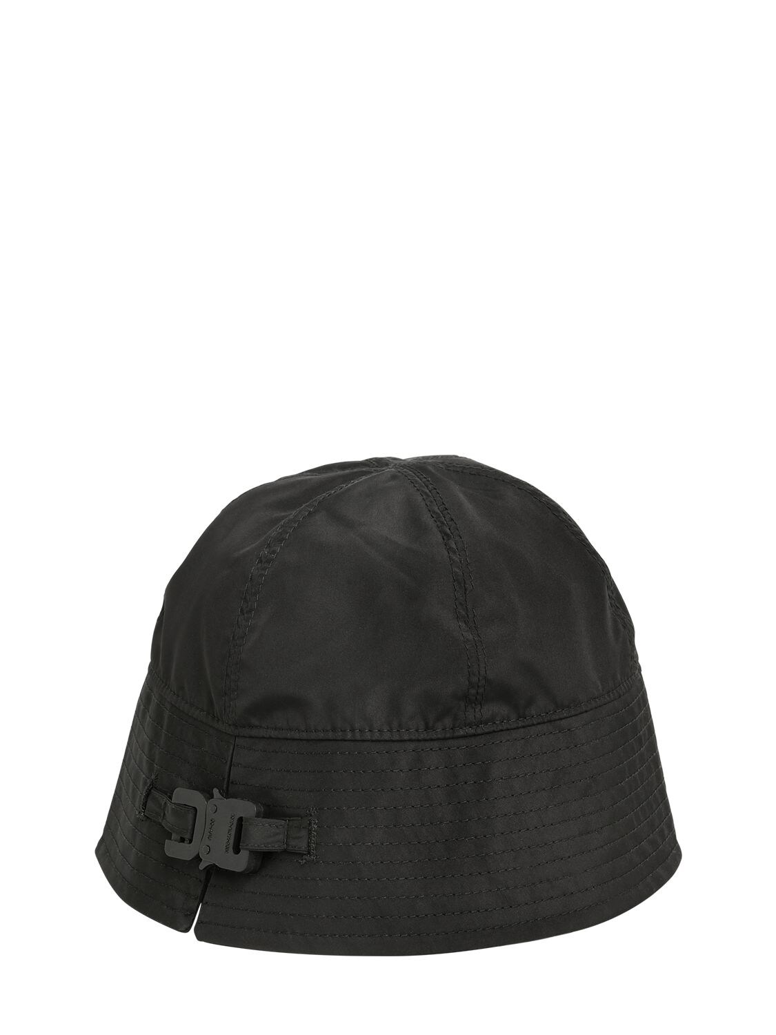 Alyx Narrow Tech Bucket Hat W/ Buckle In Black
