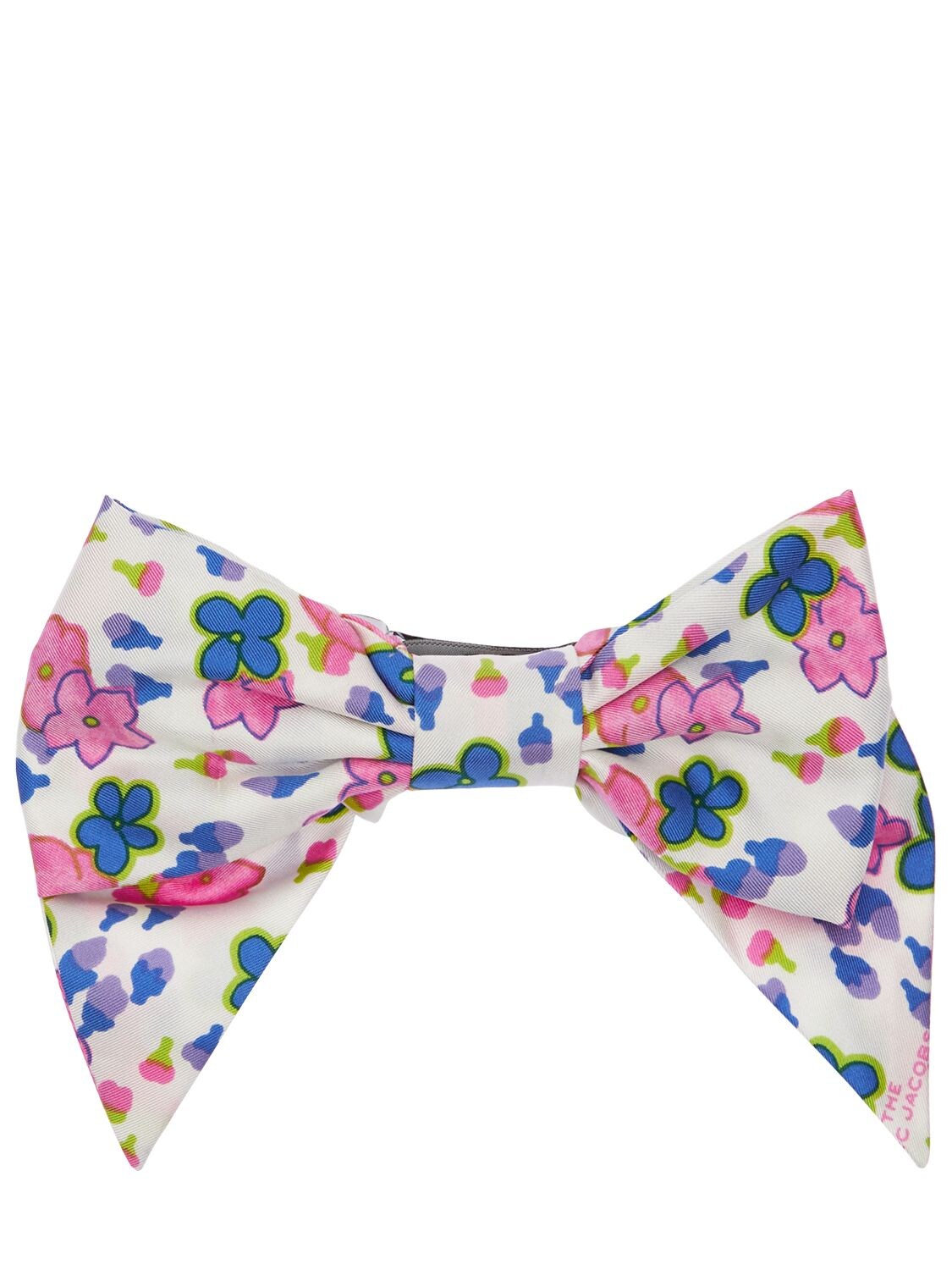 Marc Jacobs Floral Printed Hair Bow In Multi,white
