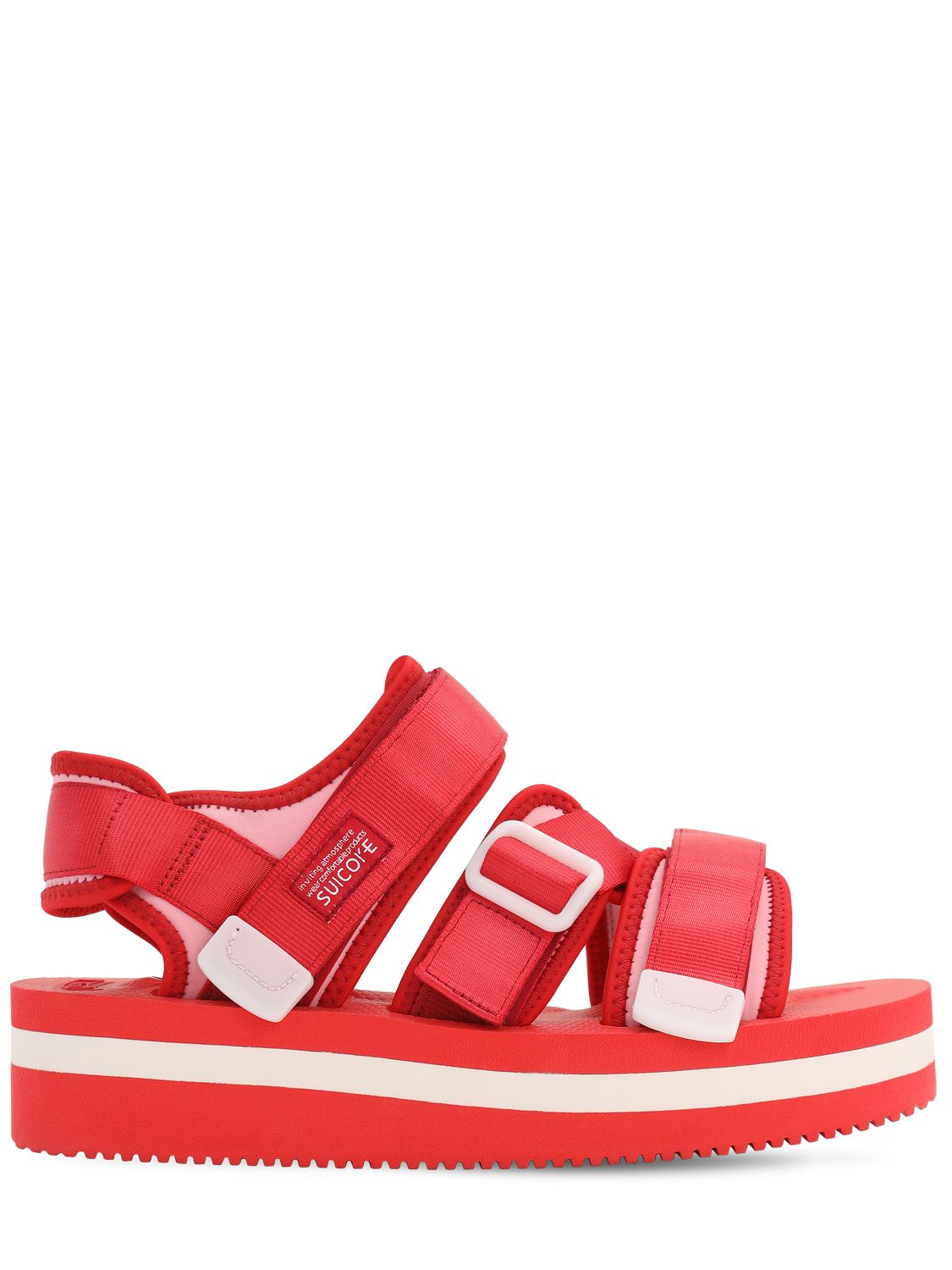 suicoke red sandals
