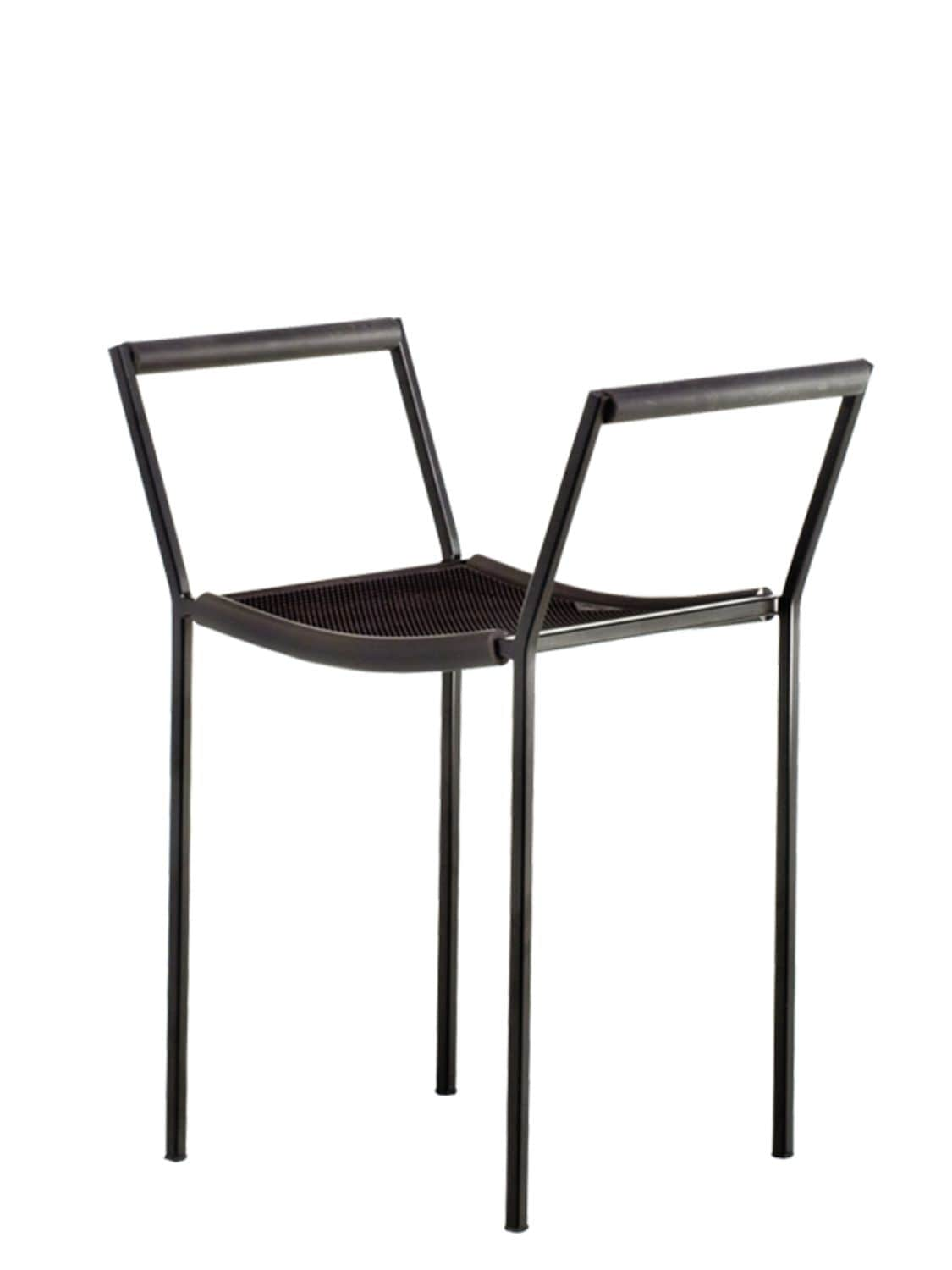 Shop Zeus + Dione Savonarola Metal Armchair In Black