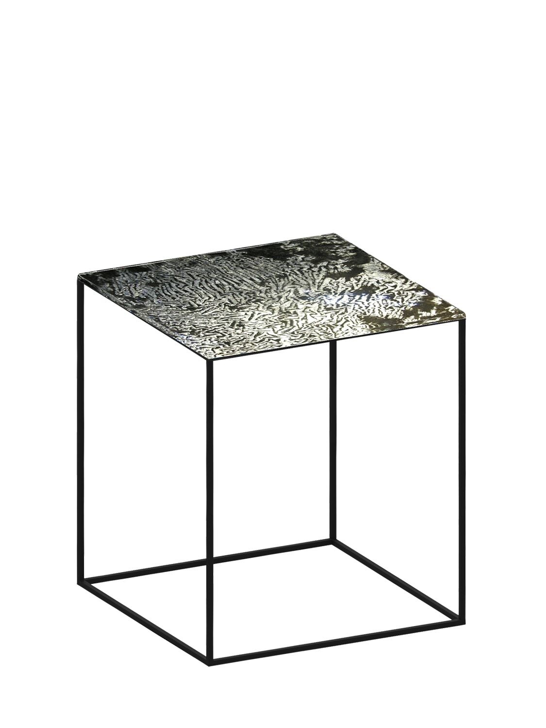 Zeus + Dione Slim Irony Side Table In Blue