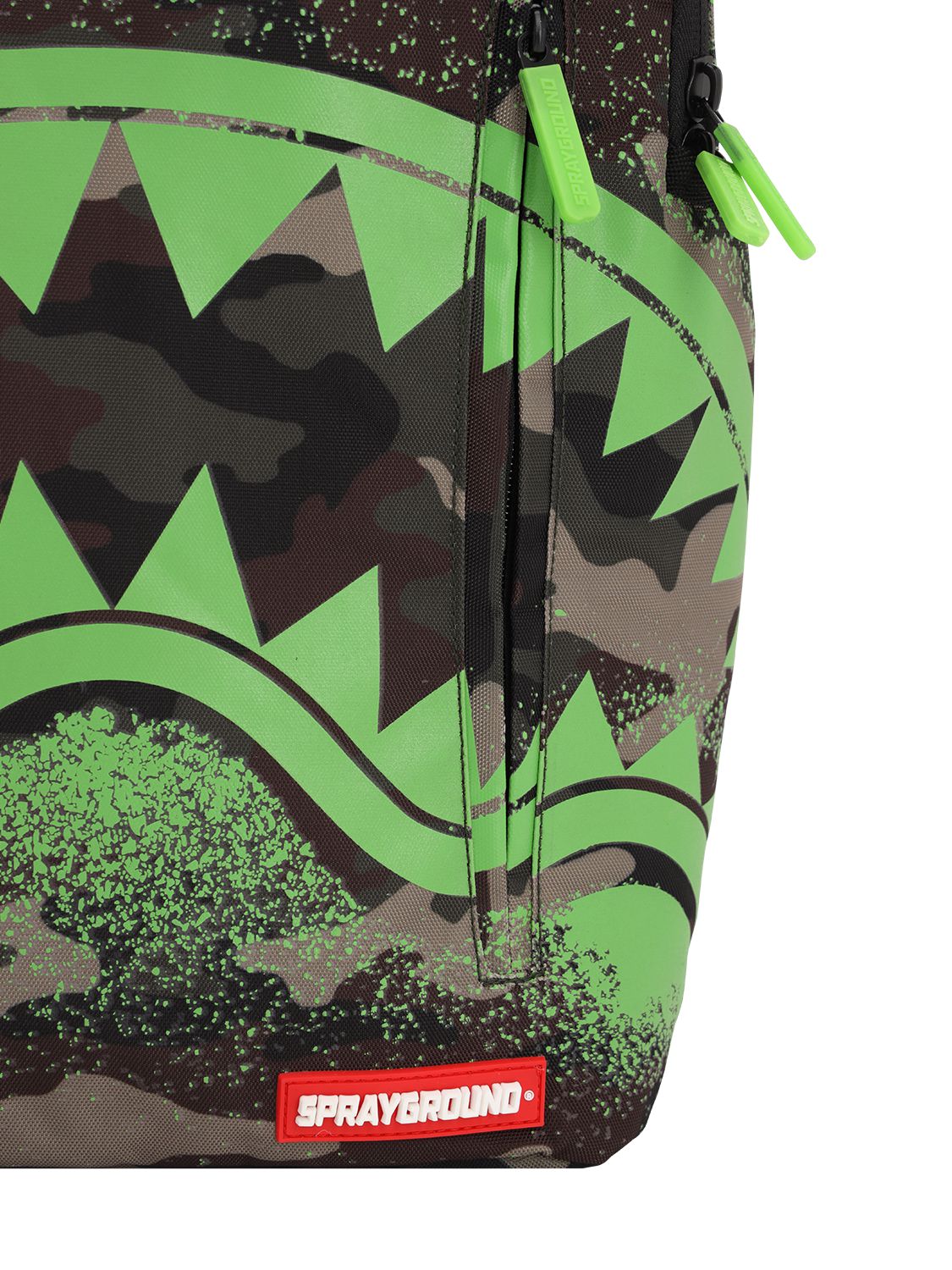 SPRAYGROUND GLOW IN THE DARK CAMO SHARK BACKPACK
