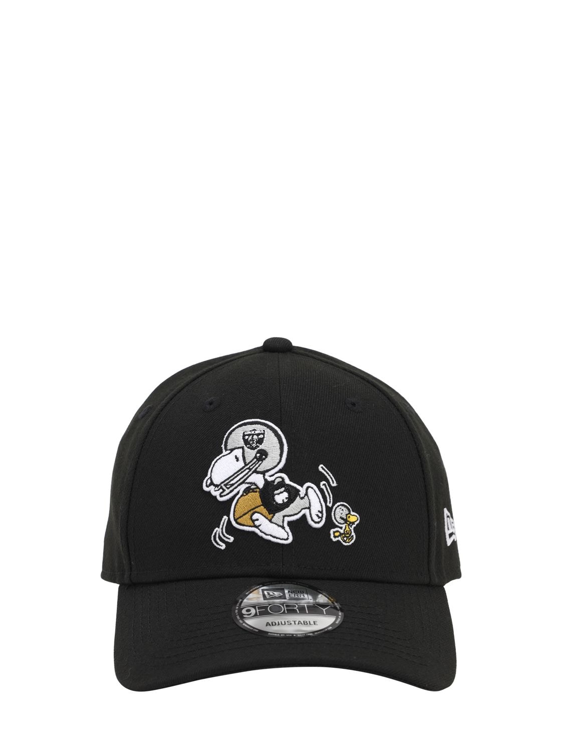 New Era Nfl X Peanuts Oakland Raiders 9forty Hat In Black
