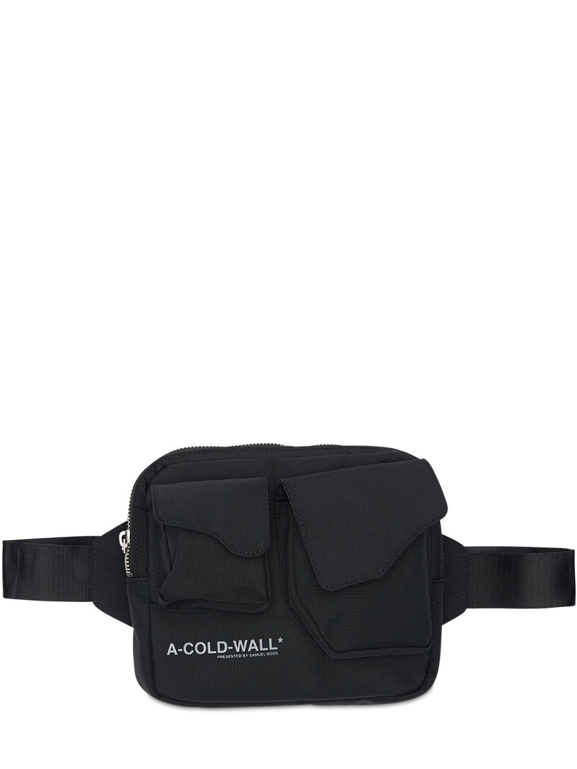 A-cold-wall* Logo Print Tech Belt Bag In Black