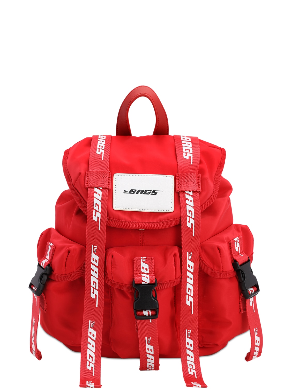The Bags Small Techno Backpack In Red