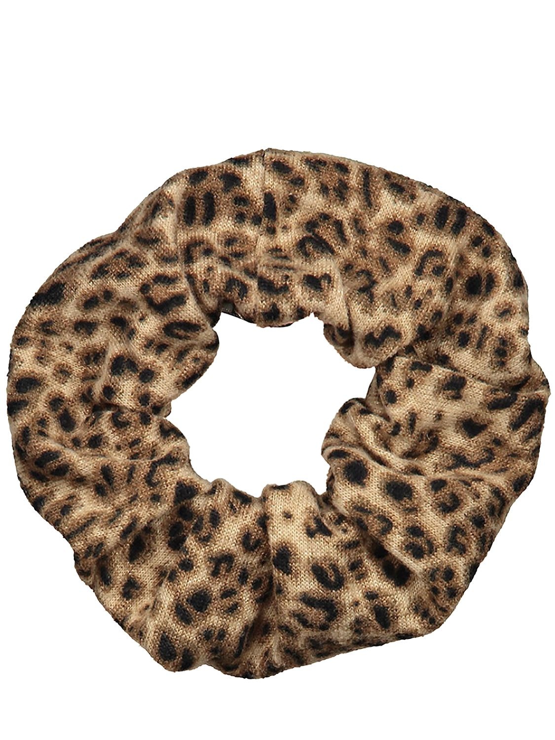 Atelier Des Femmes Do Animalier Scrunchie In Leopard