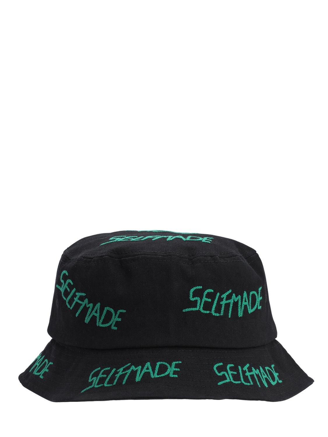 Self Made Iconic Tech Bucket Hat In Black,green