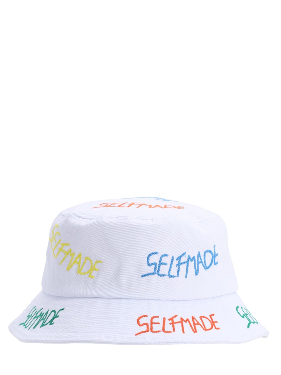 Self Made Iconic Tech Bucket Hat In White