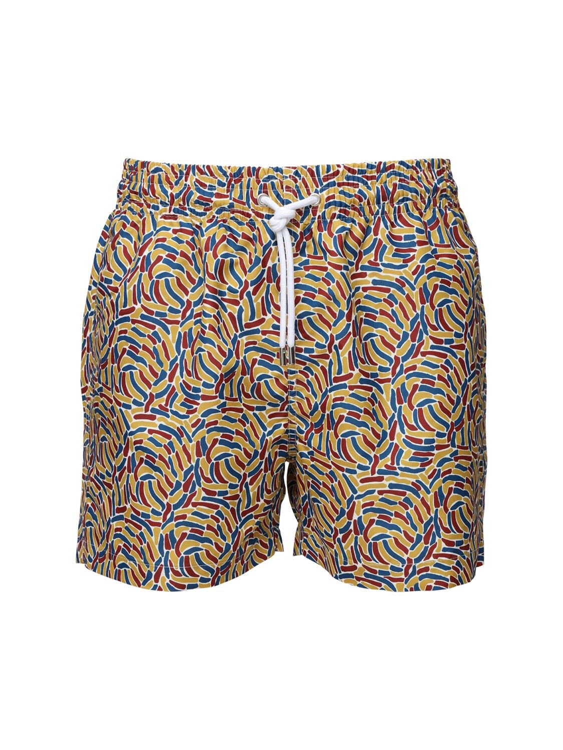 Apnee Printed Regenerated Nylon Swim Shorts In Multicolor