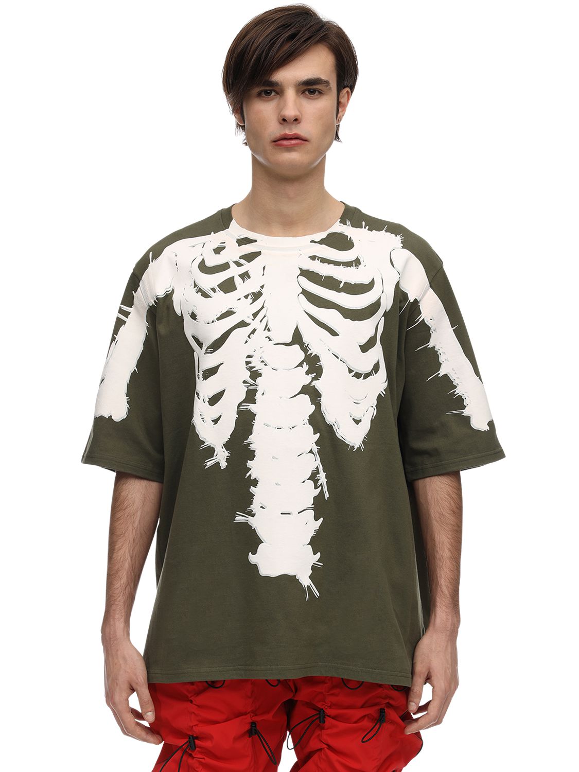 99percentis Skull Print Cotton T-shirt 