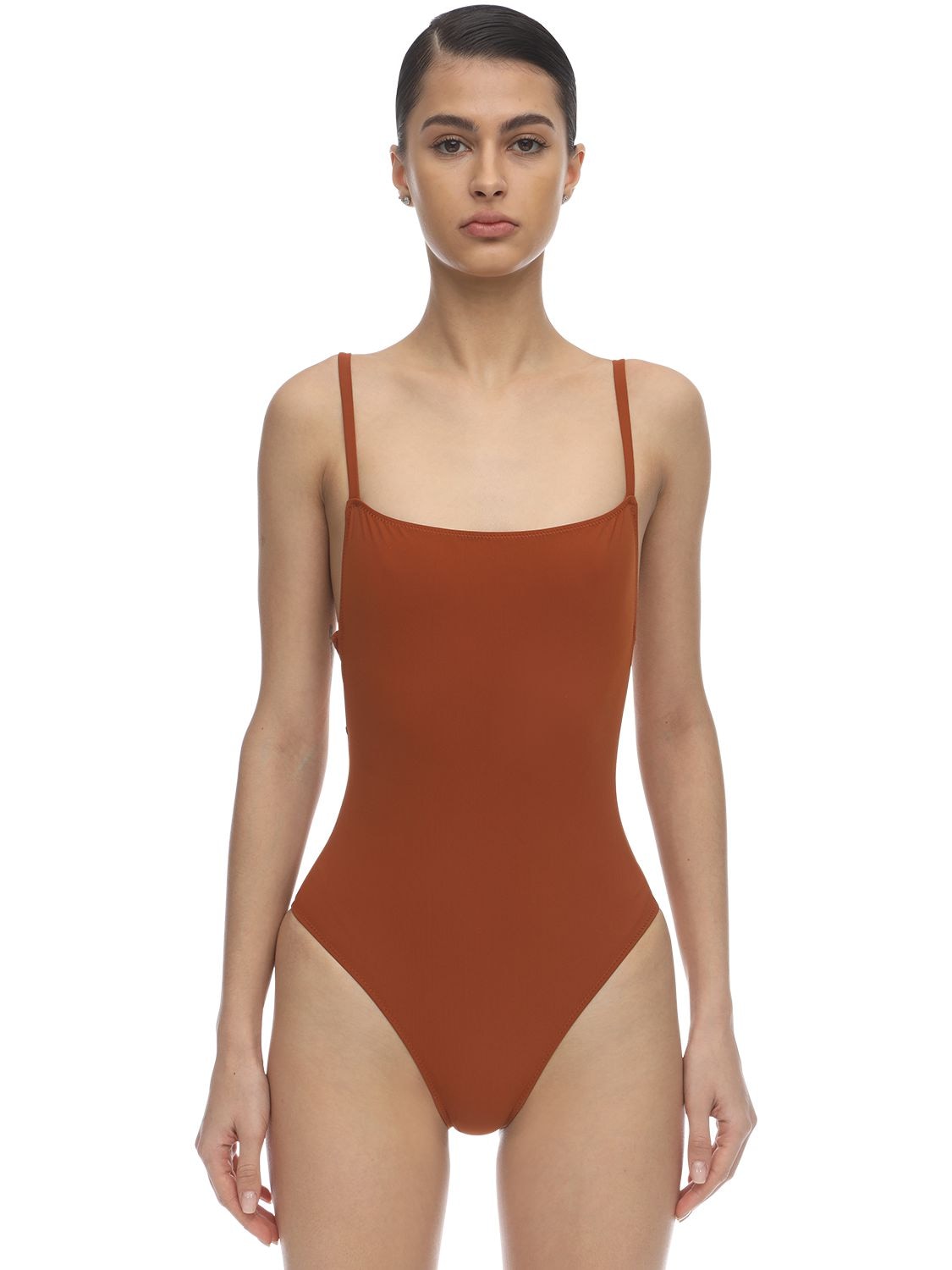 Lido Tre One Piece Swimsuit In Orange