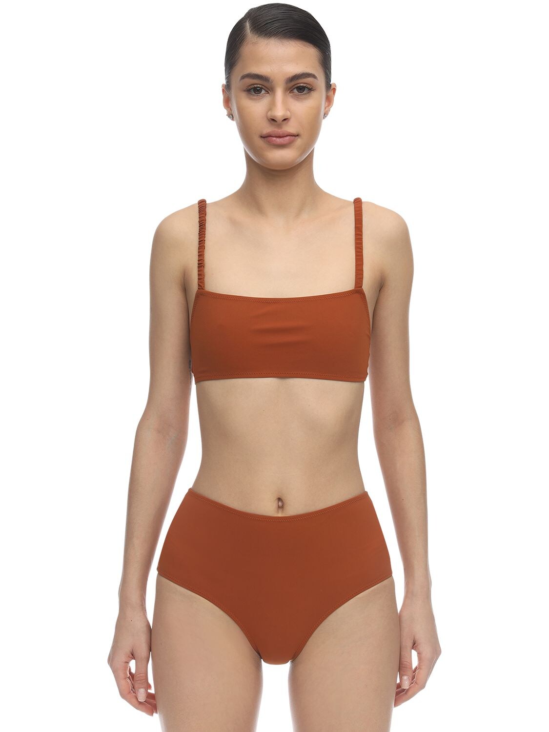 Lido Undici High Waist Bikini In Orange