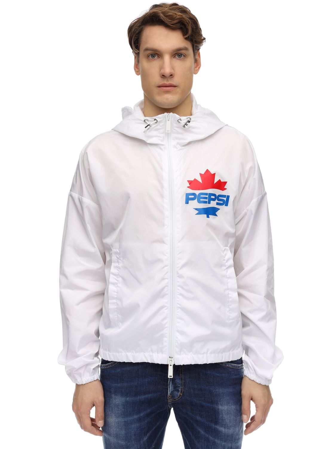 pepsi jacket white