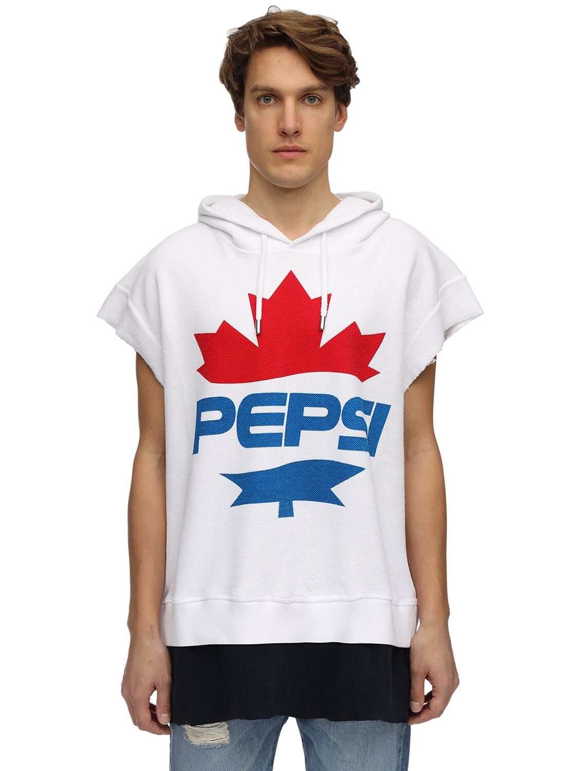 white pepsi hoodie