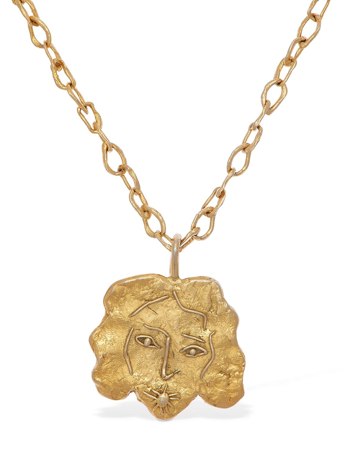 Acheval Pampa Virgo Charm Long Necklace In Gold