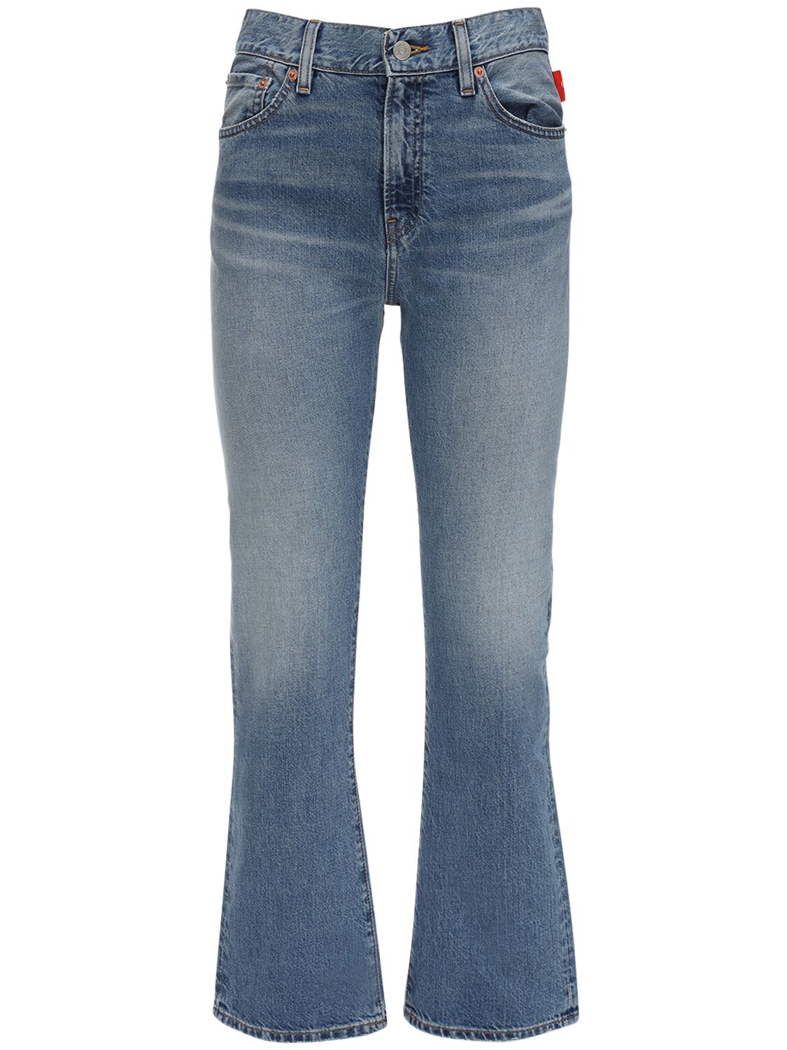Denimist Joni Mid Rise Cotton Denim Jeans In Blue