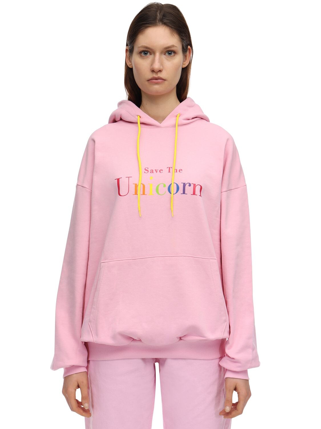 IRENEISGOOD UNICORN COTTON SWEATSHIRT HOODIE,71IXU6001-UELOSW2