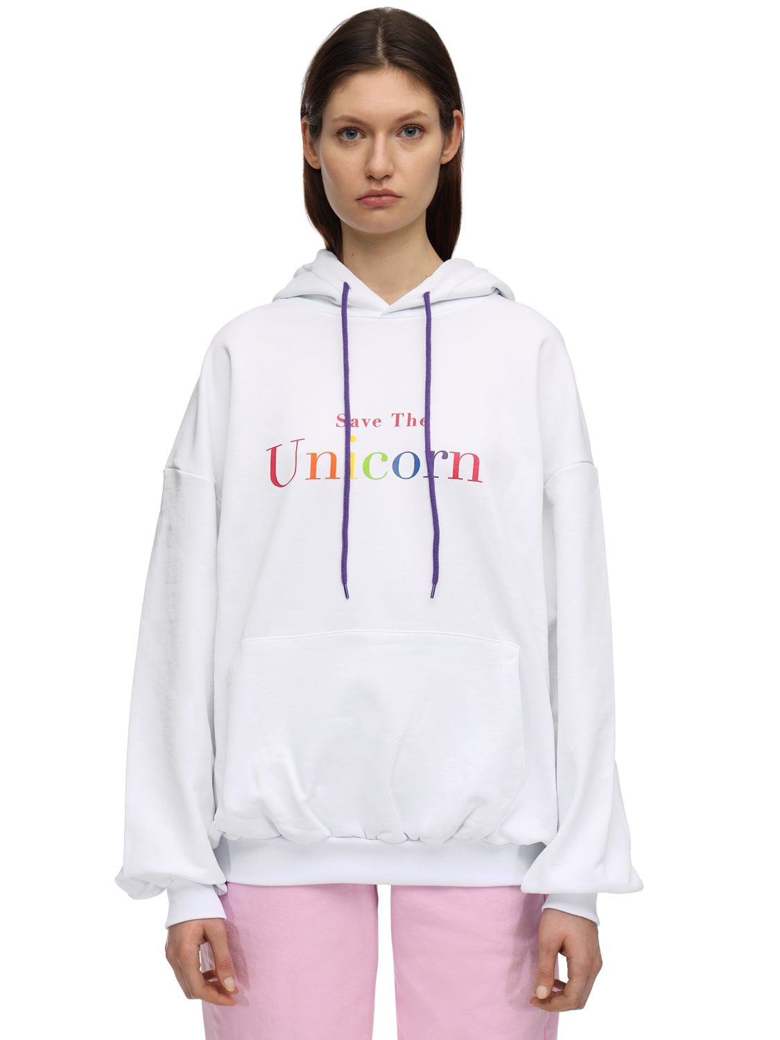 IRENEISGOOD UNICORN COTTON SWEATSHIRT HOODIE,71IXU6003-V0HJVEU1