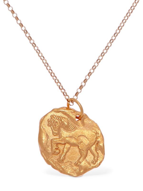 Alighieri Horse Zodiac Charm Chain Necklace In Gold